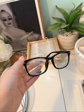 Blue light glasses - Classic Black Square Glasses